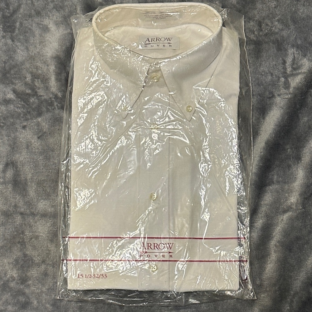 Arrow Men's Ivory Dress Shirt